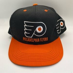 Vintage 90s Gcap Philadelphia Flyer Snapback Hat Cap YOUTH NWOT